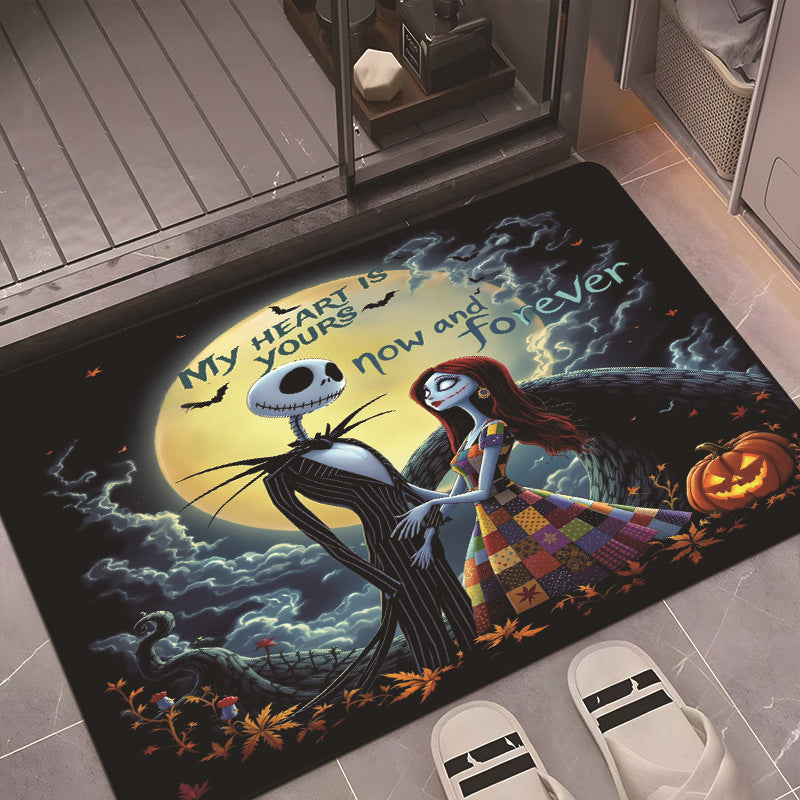 Scary Horror-Themed Floor Mat Acalora