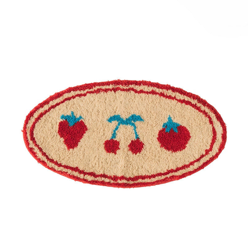 Playful Fruit-Themed Area Mat Kalsten