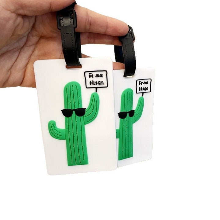 Fun Cactus-Themed Luggage Tag Kalsten