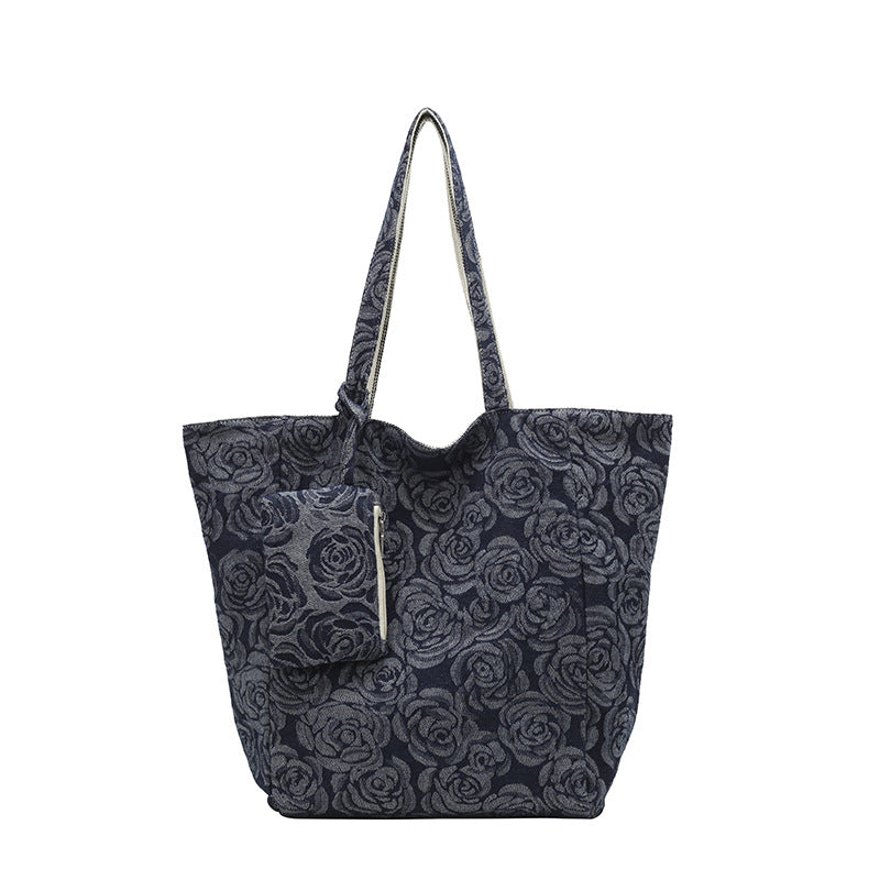 Large shopping bag with floral design Kalsten