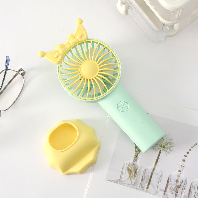 Ladies Portable Hand Fan with Playful Design Kalsten