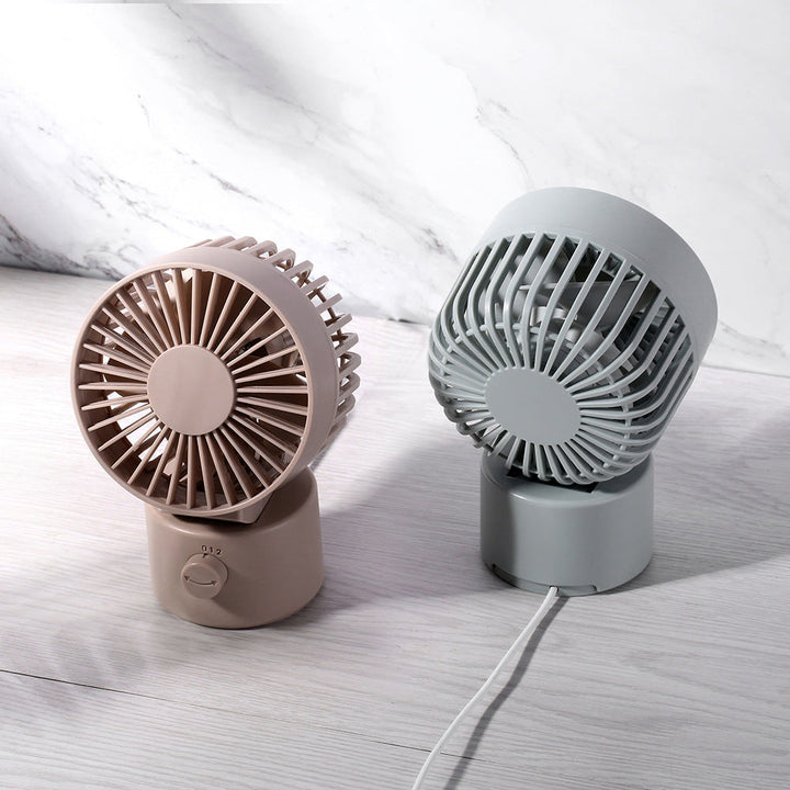 Unisex compact table fan with tiltable head and rechargeable battery Kalsten
