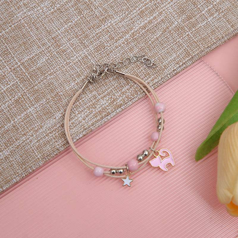 Elegant Unicorn Charm Bracelet Kalsten