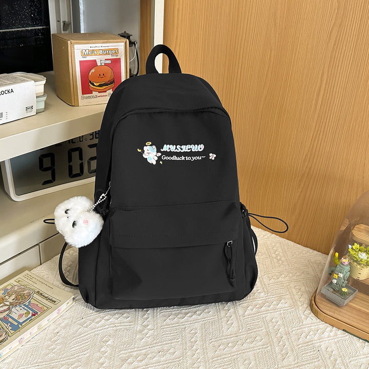 Casual Lightweight Embroidered School Backpack