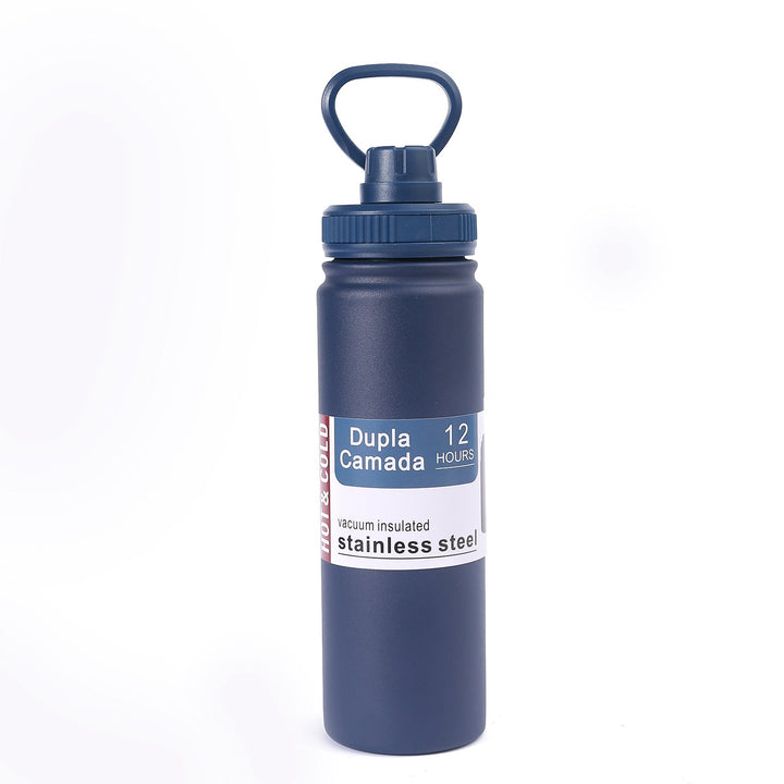 Ladies stainless steel vacuum water bottle with ergonomic handle Kalsten