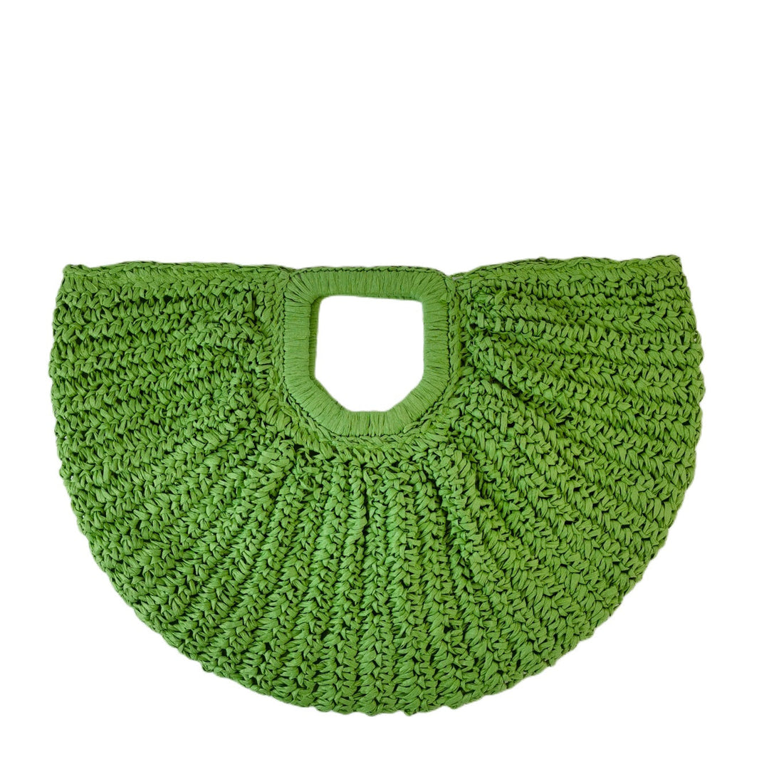 Handcrafted Ribbed Structure Beach Bag Kalsten