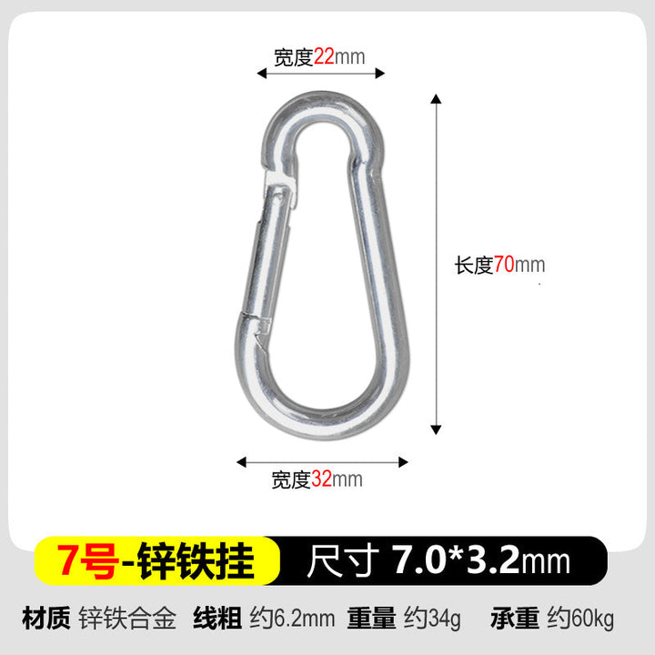 Spring steel carabiner hook Kalsten