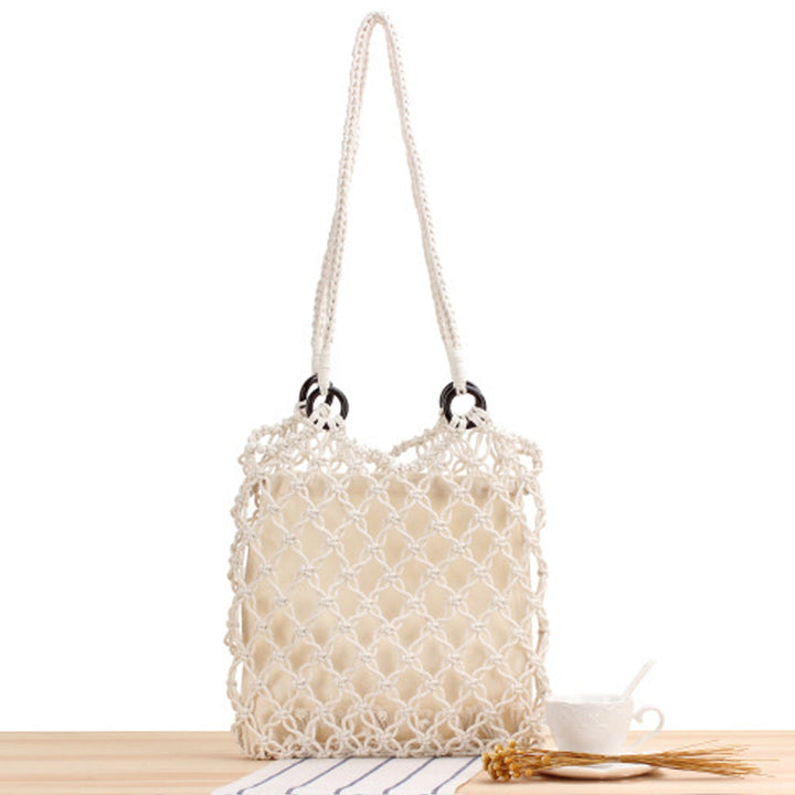 Fashionable Macrame Tote Bag Kalsten