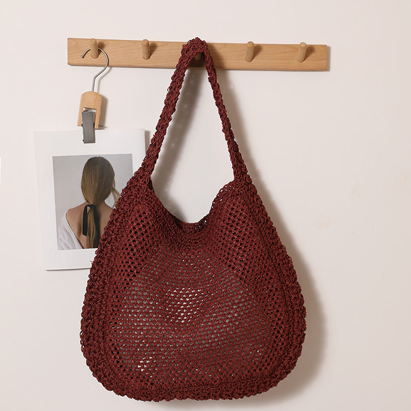 Hand-knotted net tote bag Kalsten