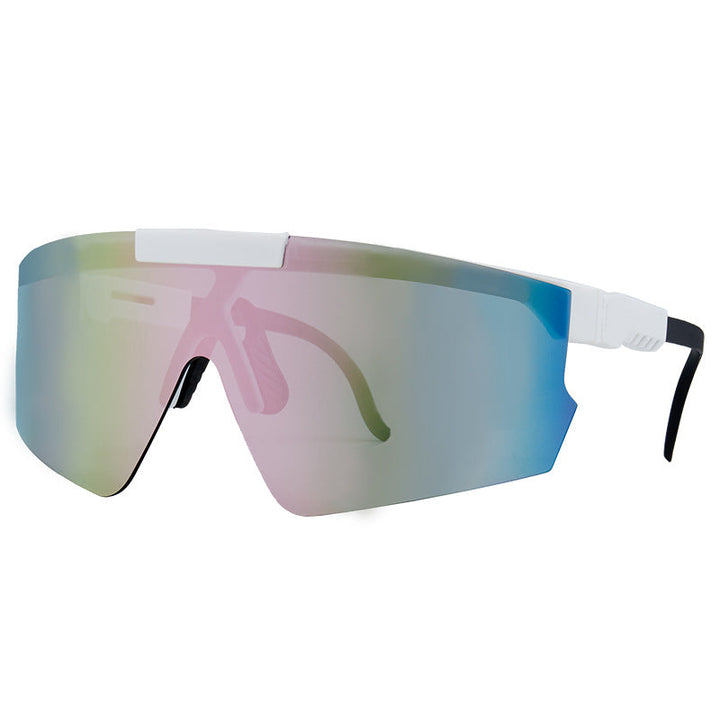 Unisex Futuristic Oversized Shield Sunglasses Kalsten