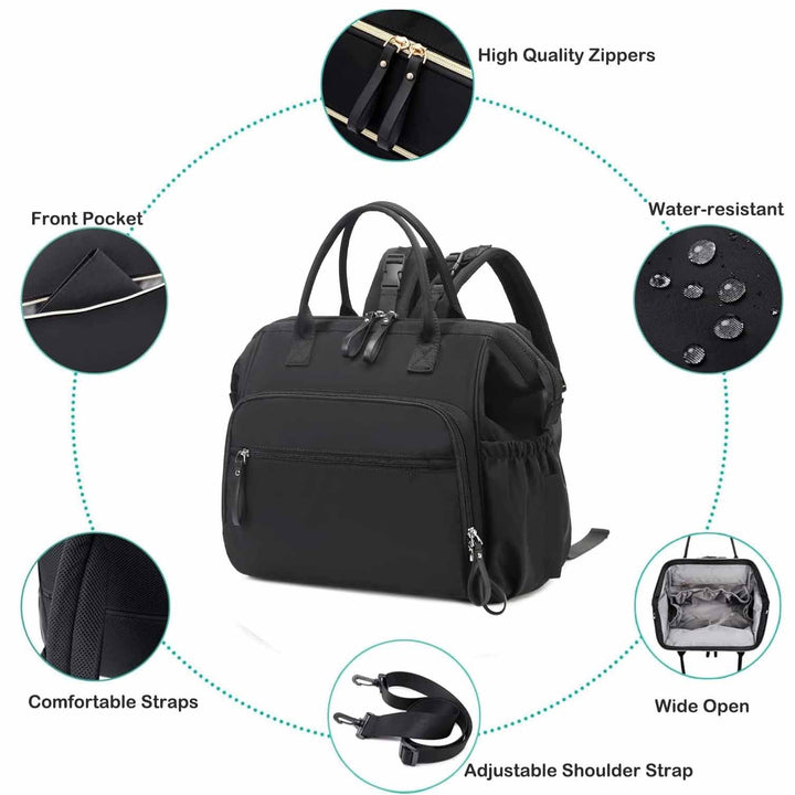 Women's multifunctional laptop bag with ergonomic design Kalsten