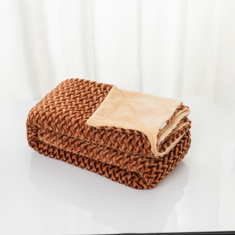 Women's soft and cozy microfiber blanket Kalsten