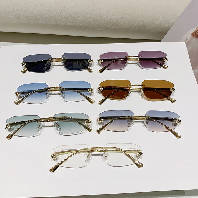 Women elegant half-frame sunglasses Kalsten