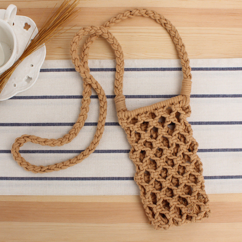 Macramé Shoulder Bag in Creative Net Design Kalsten