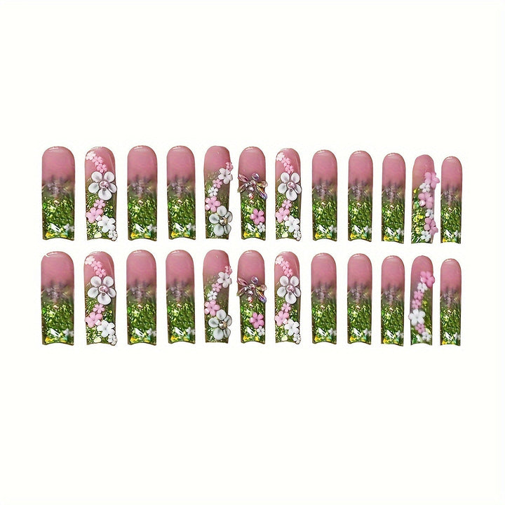 Floral Fantasy Press-On Nail Set Kalsten