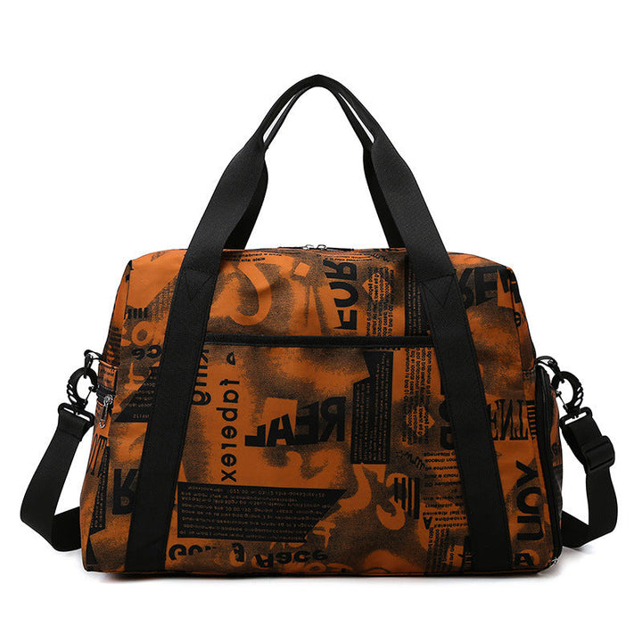 Sporty travel bag with playful elephant pattern Kalsten