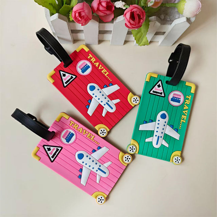 Unisex Travel-Themed Luggage Identifier Kalsten