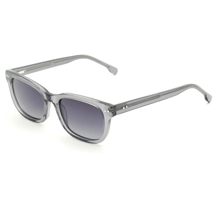 Women's trendy square sunglasses with transparent frame Kalsten