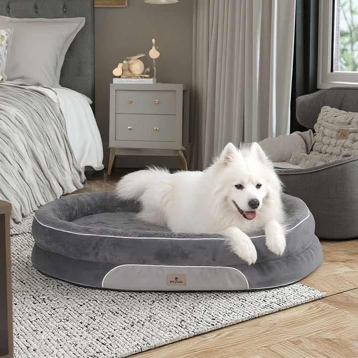 Round Ultra-Plush dog Mattress