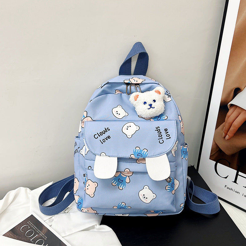 Cute Plush Bear-Themed Mini Backpack Kalsten