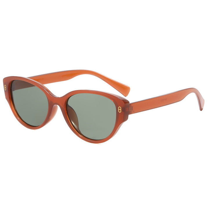 Ladies Cat-Eye Sunglasses with Modern Plastic Frame Kalsten