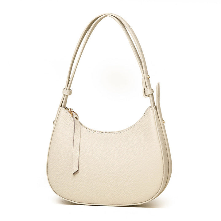 Stylish Pebbled Leather Hobo Bag Kalsten
