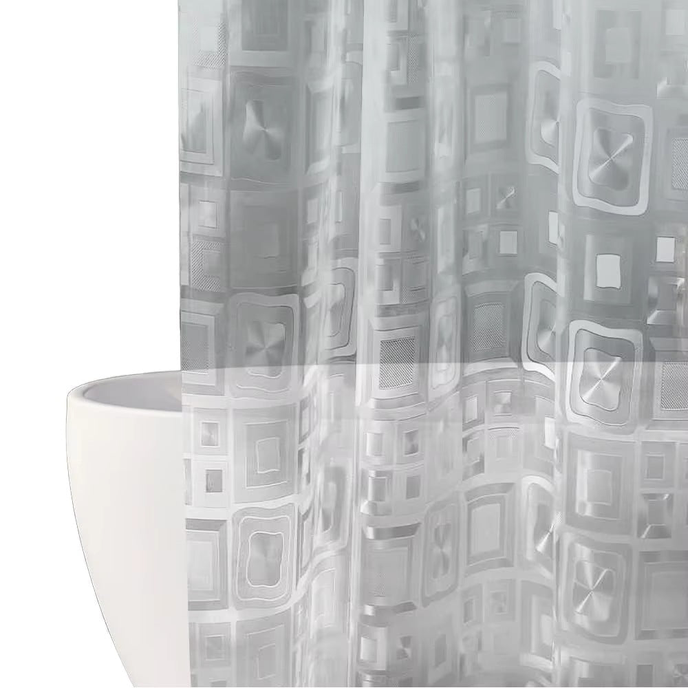 Sheer Geometric Window Curtain Kalsten