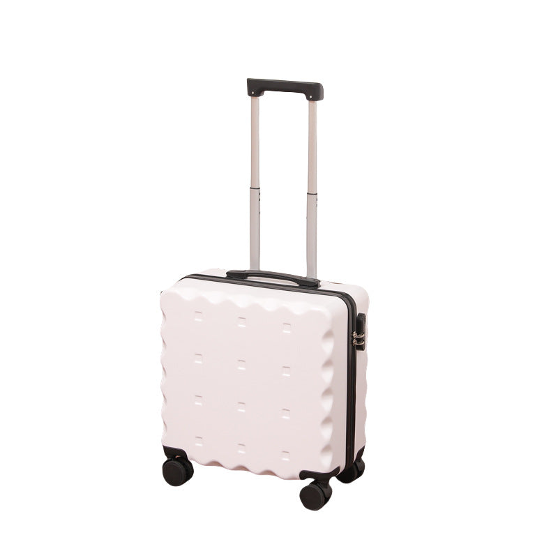Unisex Compact Hard-Shell Rolling Suitcase with Cup Holder Kalsten