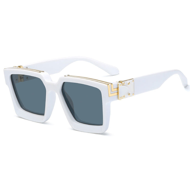 Women's square designer sunglasses with striking frame Kalsten