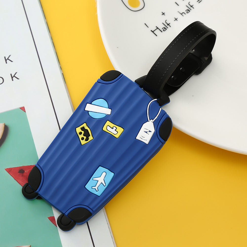 Unisex Luggage Tag in Modern Suitcase Design Kalsten