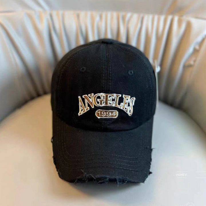 Women's Distressed Vintage-Style Adjustable Baseball Cap Kalsten