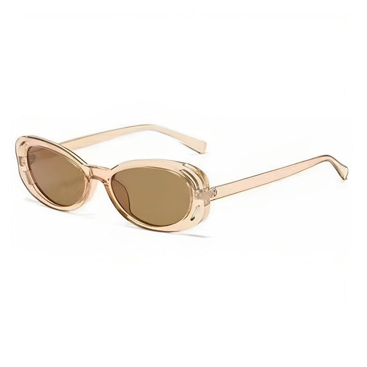 Ladies Cat-Eye Sunglasses with elegant, transparent frame and UV protection Kalsten