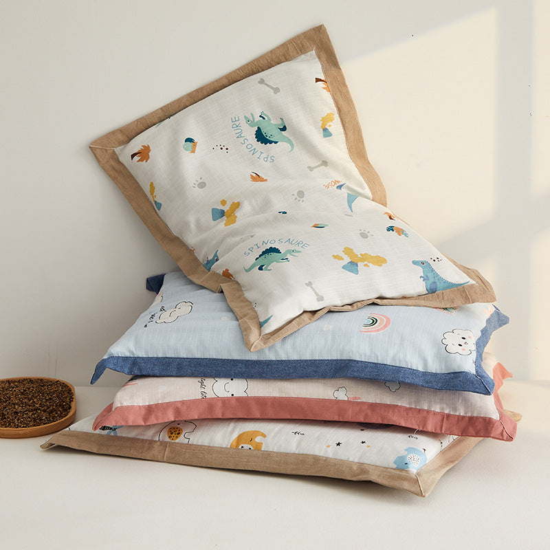 Cozy pillow with colorful rainbow motif Kalsten