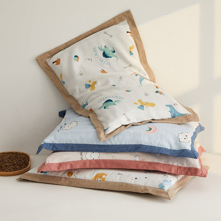 Cozy pillow with colorful rainbow motif Kalsten