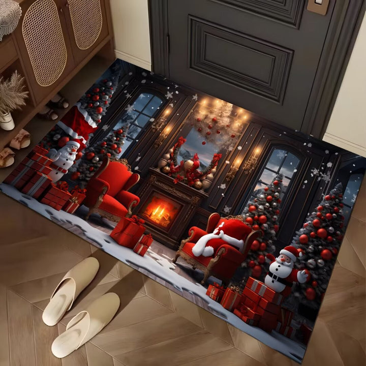 Festive Winter-Themed Entrance Mat Kalsten
