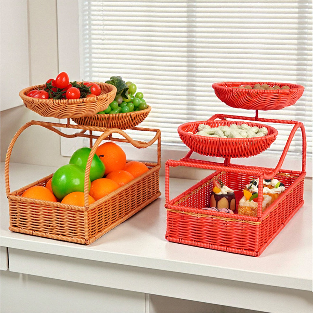Ladies' Fruit and Vegetable Basket on High Shelf Kalsten