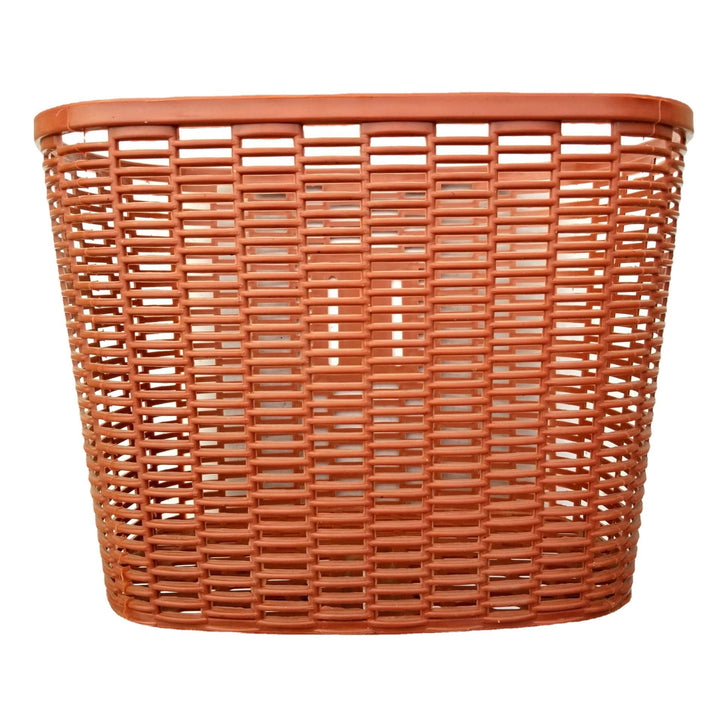 durable ventilated plastic laundry hamper with woven grid design Kalsten