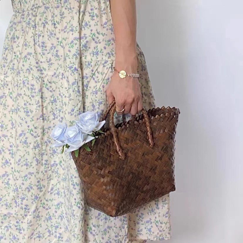 Elegant and Handcrafted Basket Bag Kalsten