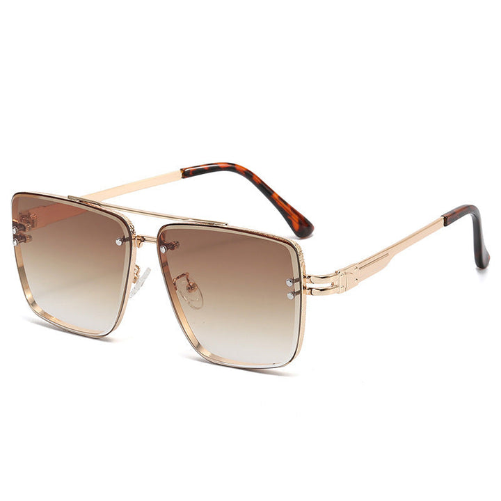 Women Elegant Oversized Sunglasses with Gradient Lenses and Eye-Catching Frame Kalsten