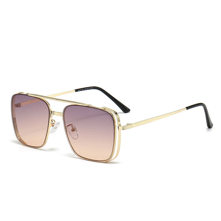 Women's fashionable square sunglasses with elegant metal frame Kalsten