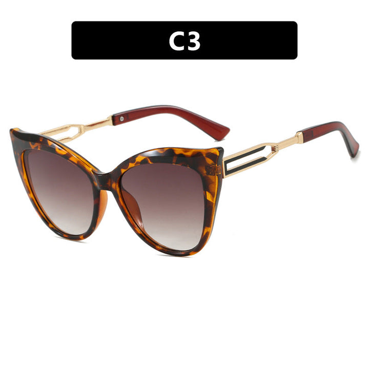 Ladies cat-eye glasses with elegant metal frame Kalsten