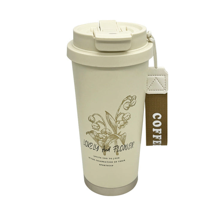 Women's thermos cup with comfortable carrying handle Kalsten