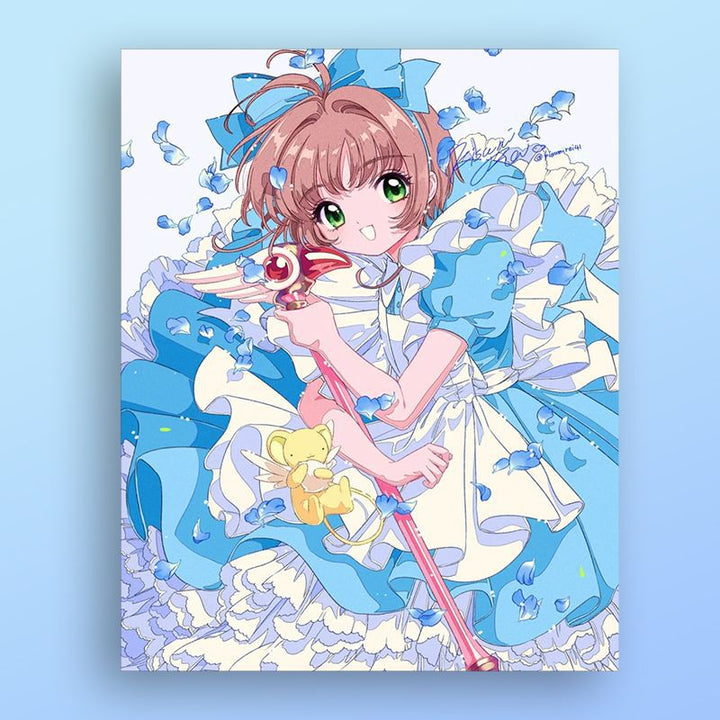 Anime-Inspired Illustration Art Print Kalsten