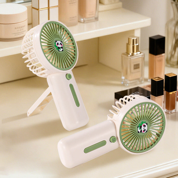 Women's Portable Mini Hand Fan in Creative Panda Design Kalsten
