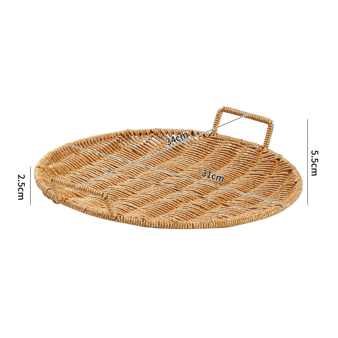 Handwoven Decorative Serving Basket Kalsten