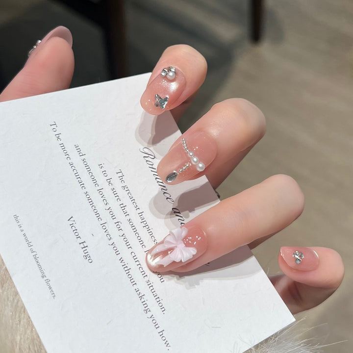 Decorative Rhinestone Nail Art Extensions Kalsten