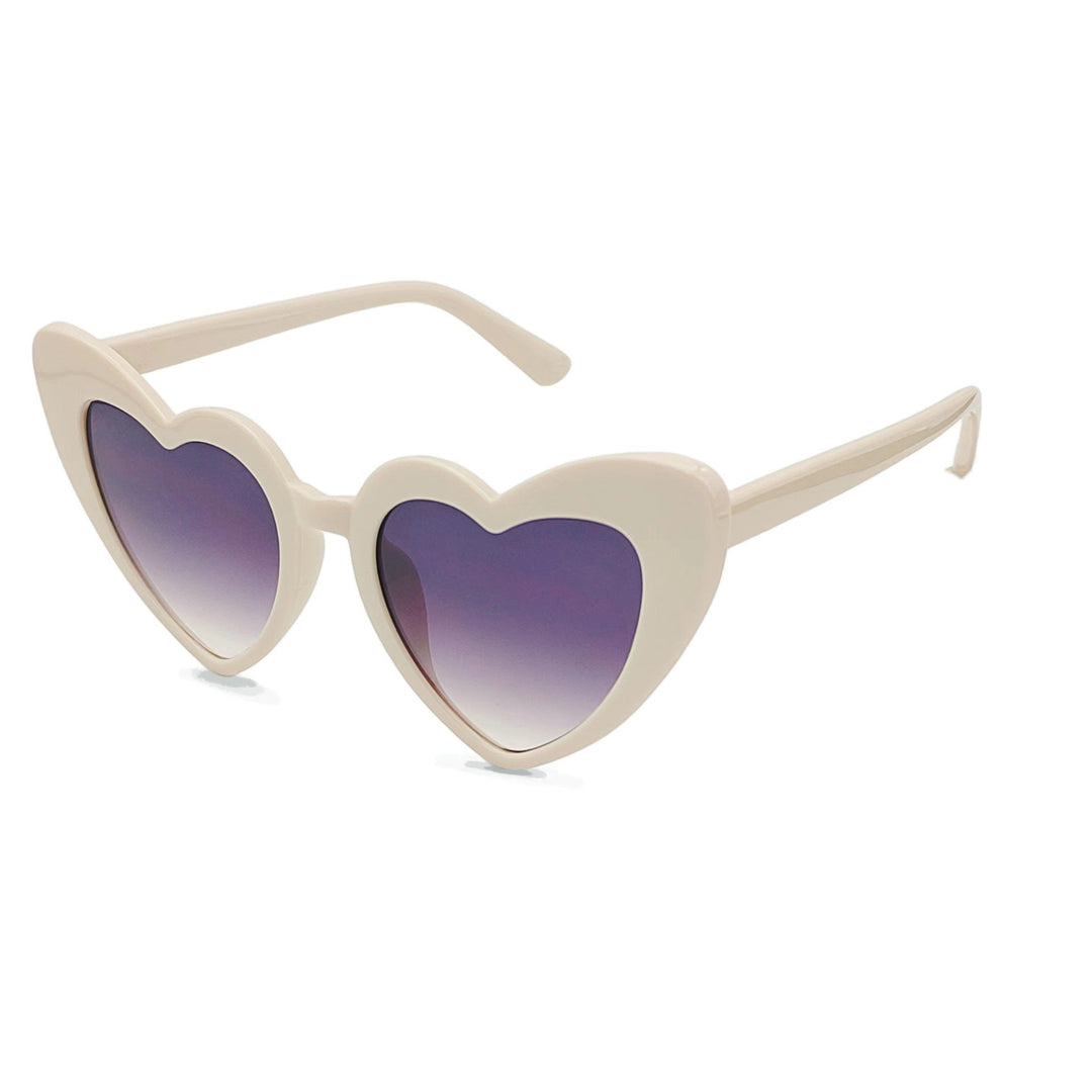 Women's Heart-Shaped Sunglasses with UV Protection and High-Quality Film Processing Kalsten
