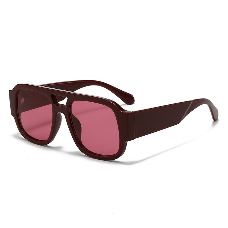 Unisex Bold Frame Retro Sunglasses Kalsten