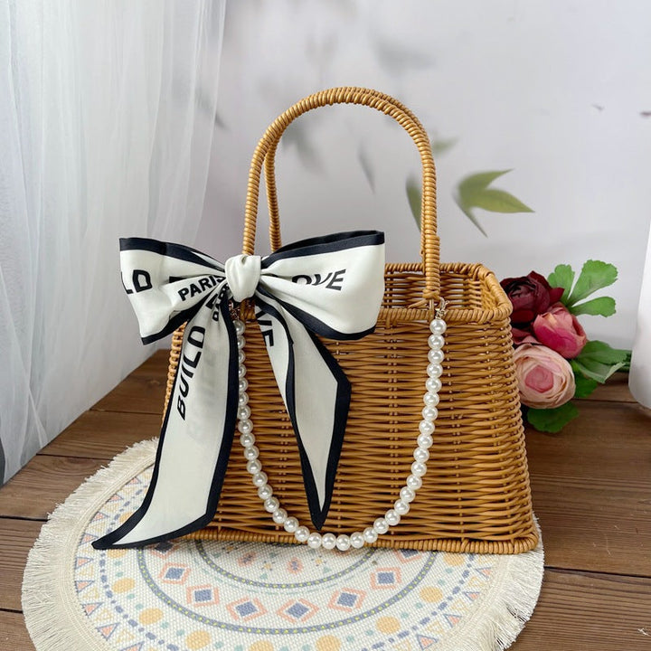 Women Diamond-shaped Handheld Basket Kalsten