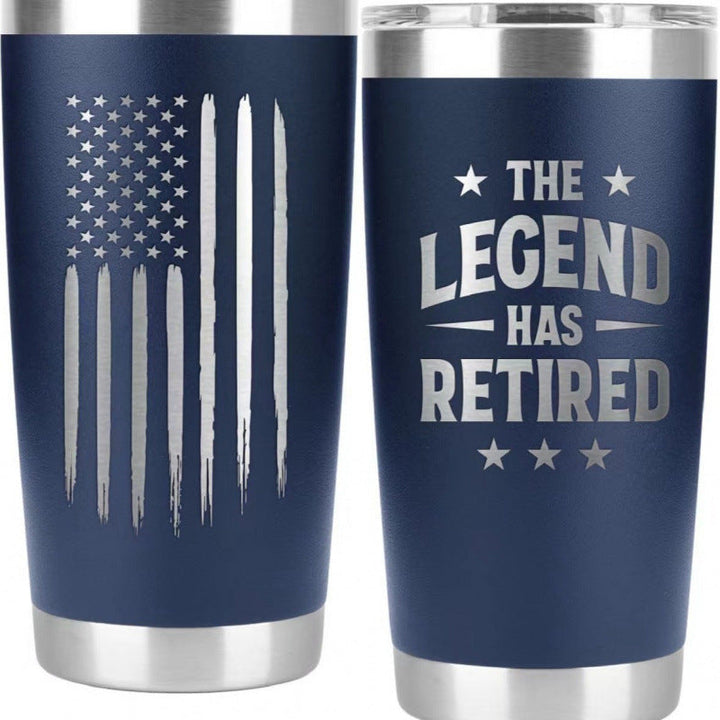 Double-Wall Vacuum Insulated Stainless Steel Travel Tumbler With Spill-Resistant Lid And Printed Cow Sunflower Design